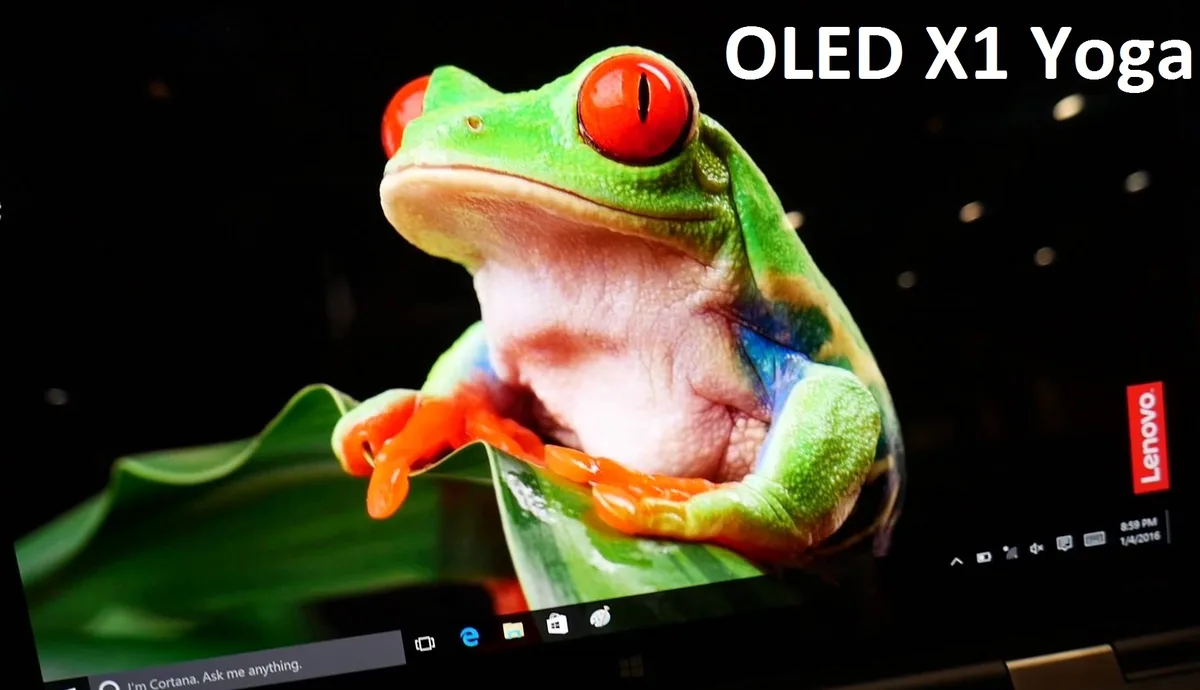 Lenovo Lenovo ThinkPad X1 Yoga 2-in-1 laptop i7-6600U 16GB 512GB NVMe 14" WQHD OLED touchscreen — product photo