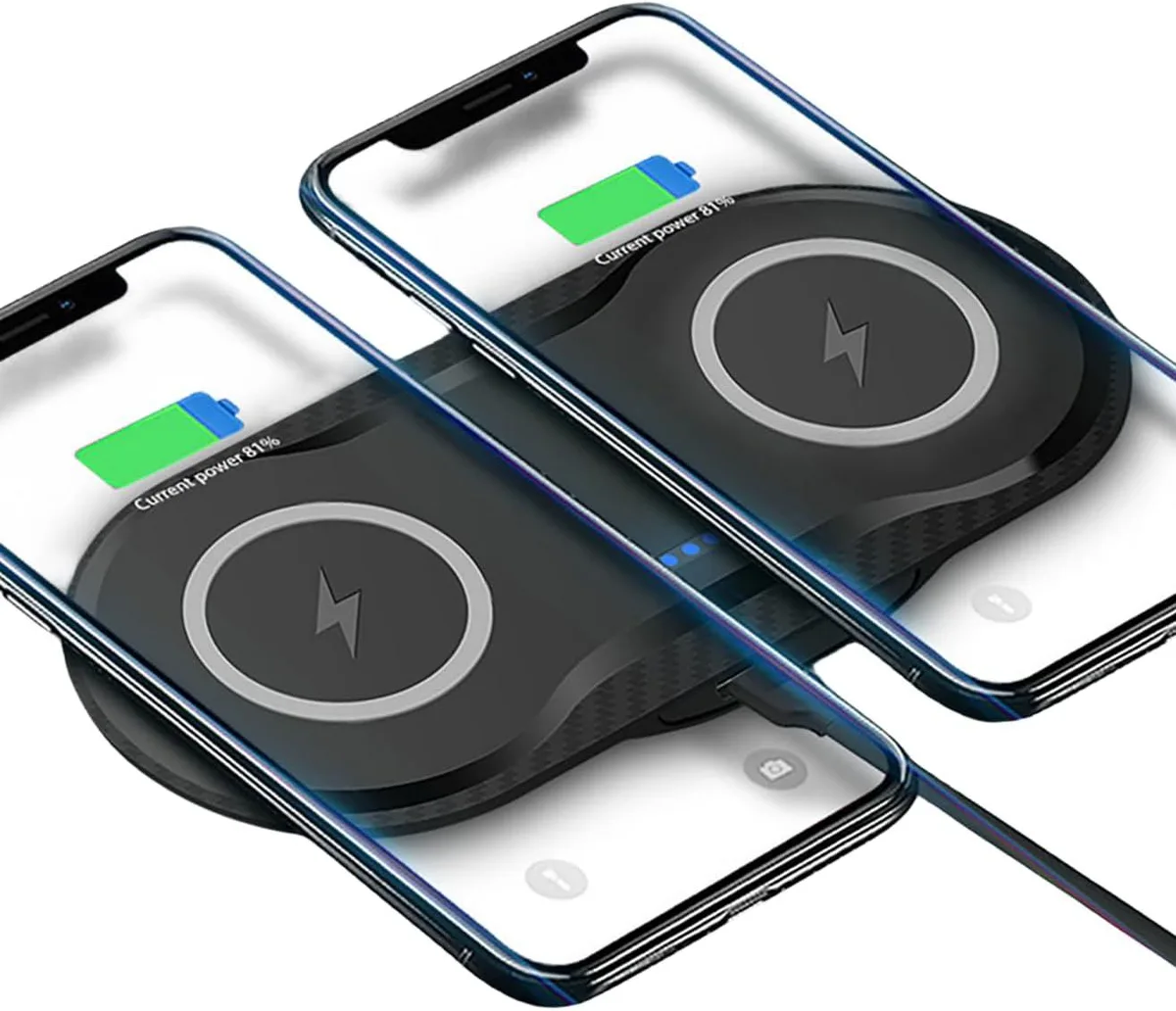 Luisport Luisport 30W Dual Wireless Charging Pad 15W per Device USB-C Cable — product photo