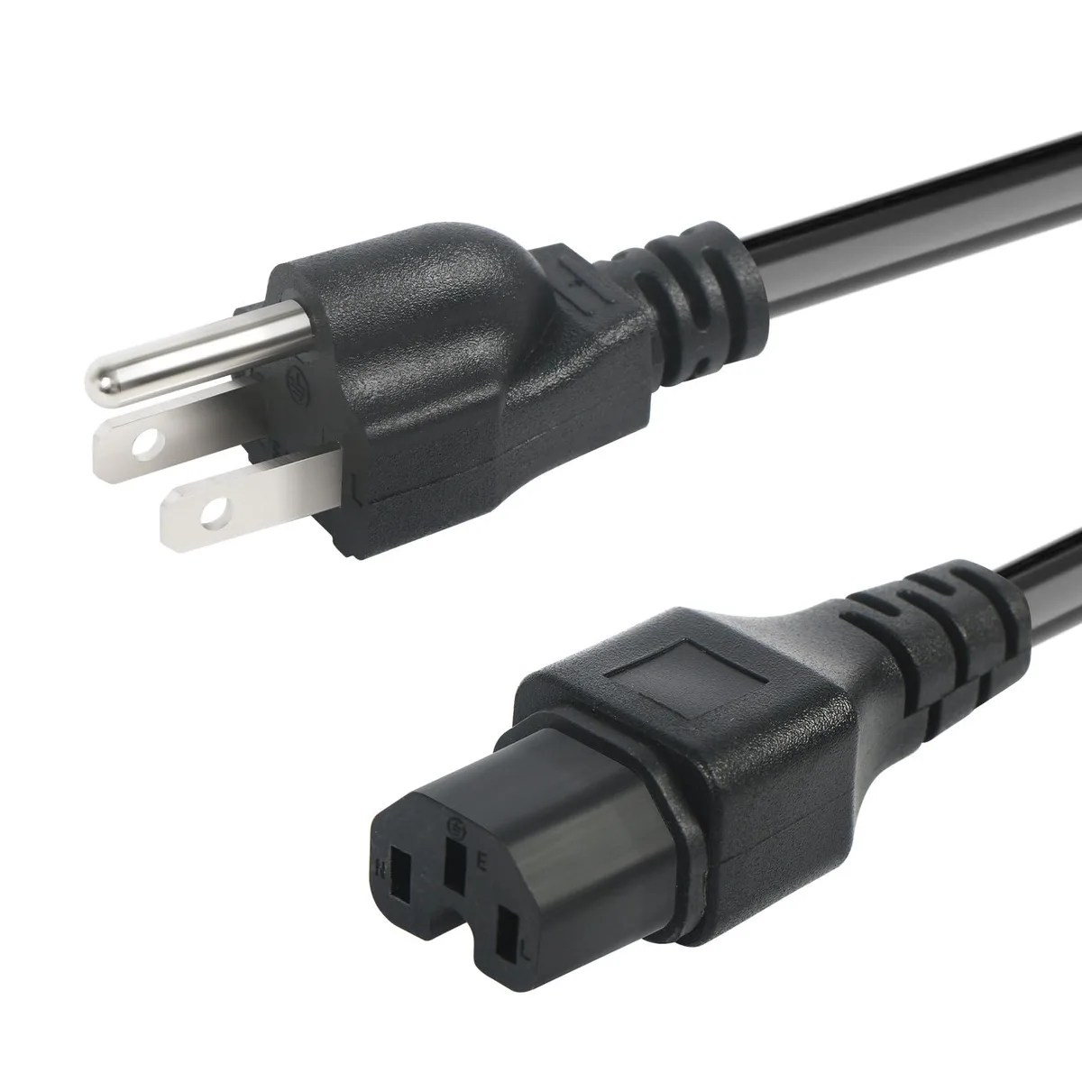  2-Power 40616 AC Power Cord for Laptop 3 ft 16 AWG 15A 125V — product photo
