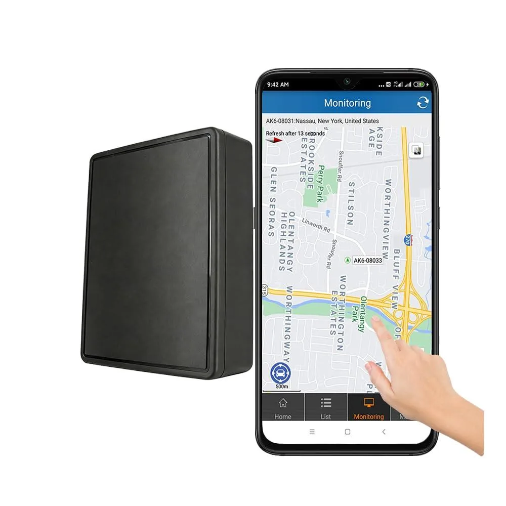  Lowrance 10000mA Magnetic GPS Tracker 21-day battery 12-channel cellular — product photo