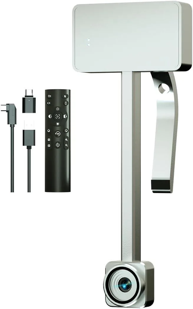 BFKK BFKK 4K Webcam Silver 10X Zoom Remote 30fps 1/2.55" Sensor — product photo