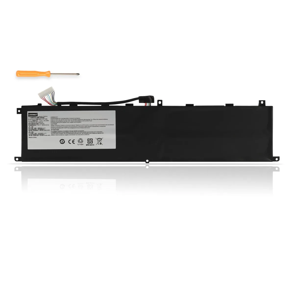 KingSener KingSener BTY-M6L laptop battery 80.25Wh 5280mAh 15.2V — product photo