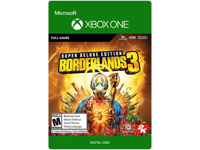 2K GAMES 2K GAMES G3Q-00719 Borderlands 3 Super Deluxe Xbox One downloadable game — product photo