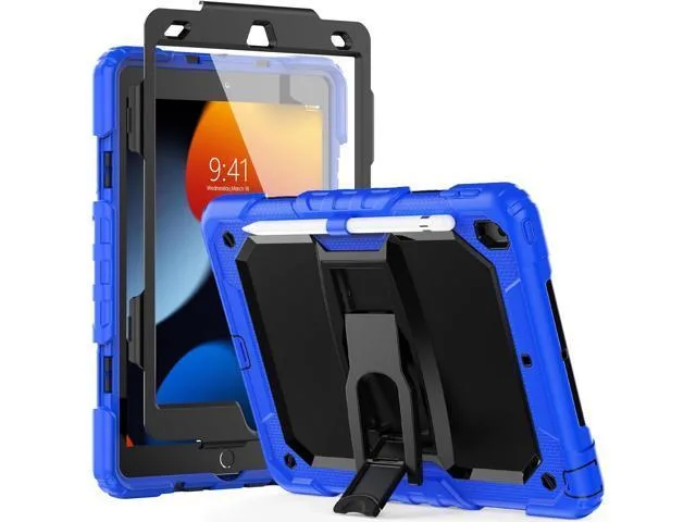 Manw Manw Silicone Case for iPad 10.2 inch 2019/2020/2021 Blue — product photo