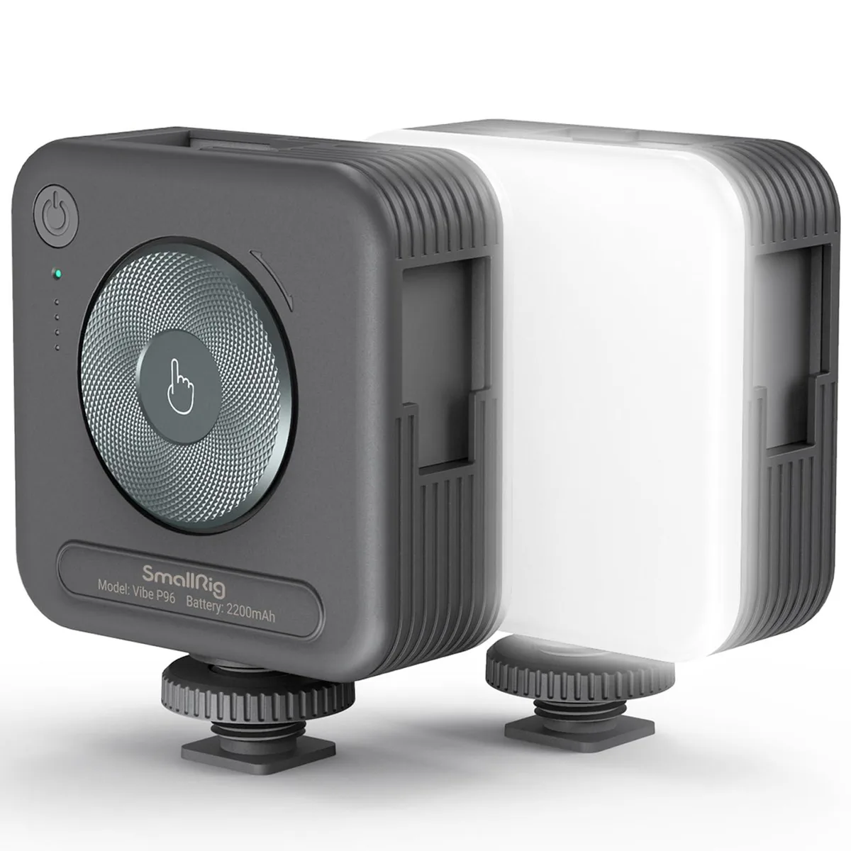 Neewer P96 Mini LED Video Light Bi-Color 2700-6500K CRI 95+ 2200mAh 96 LED 103g Grey — product photo