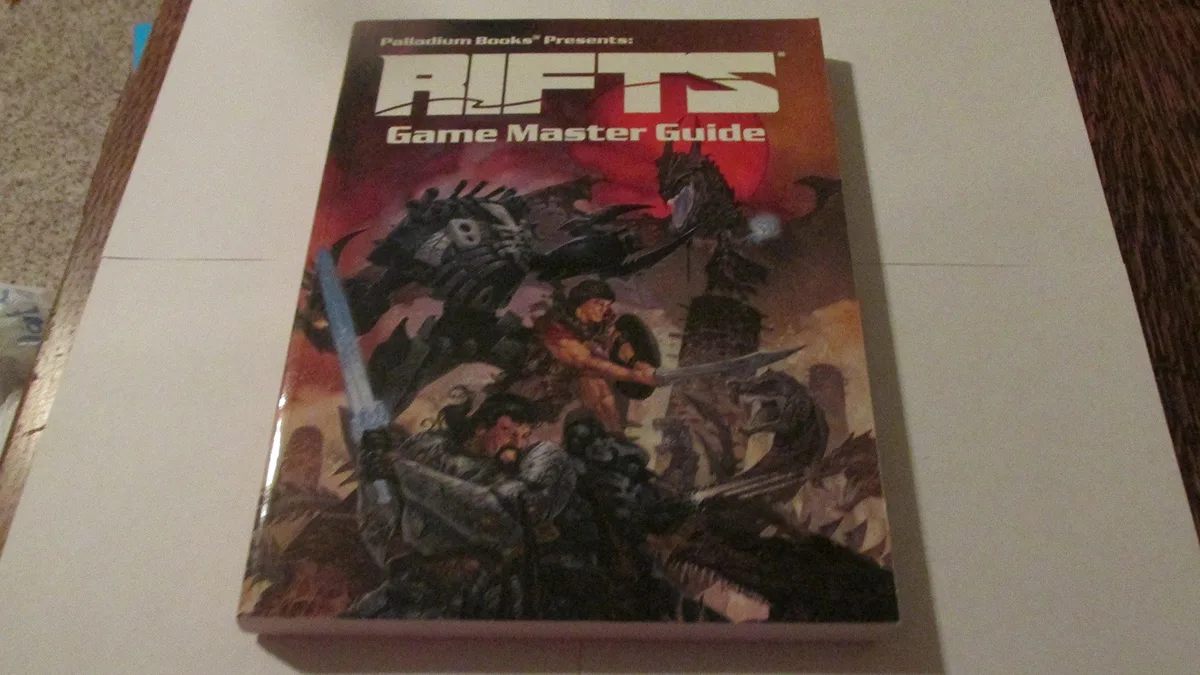 Palladium Books Rifts RPG Game Master Guide hardcover book with illustrated cover art