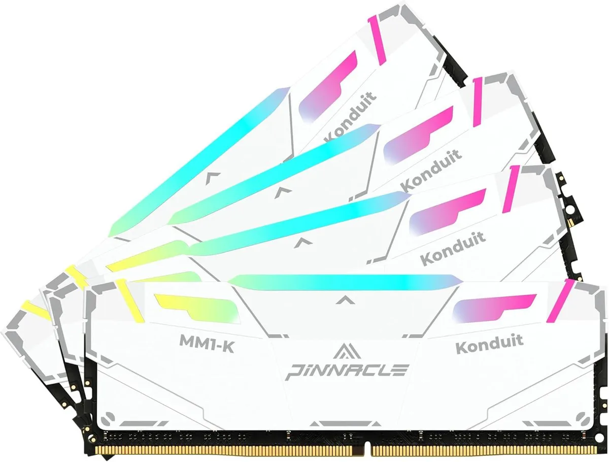 Timetec Timetec Pinnacle Konduit RGB 64GB Kit (4x16GB) DDR4 3200MHz White Desktop RAM — product photo