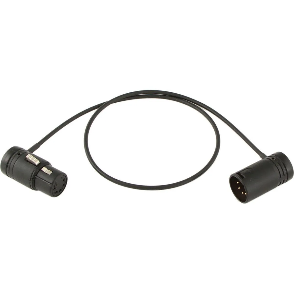 Cable Techniques Cable Techniques 18" Low-Profile XLR-5F to XLR-5M Stereo Cable — product photo