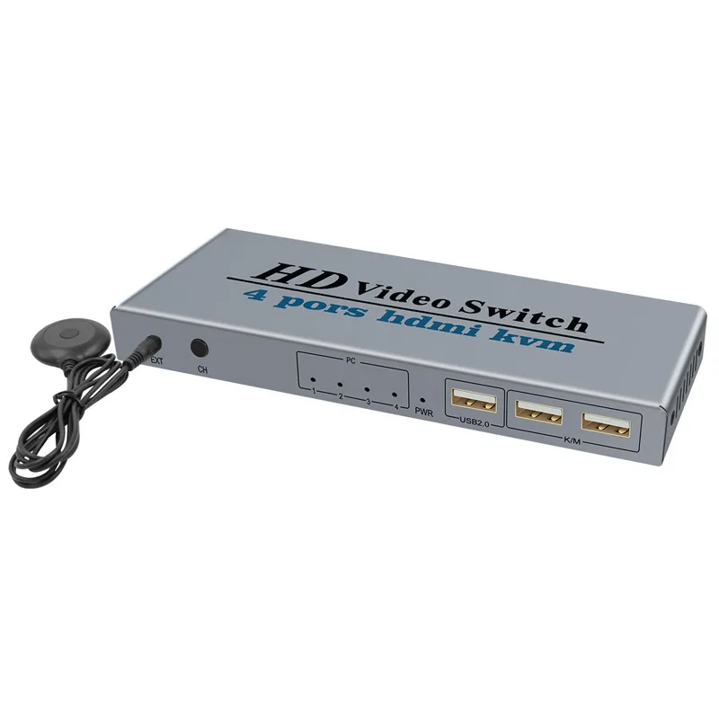 Grwibeou Grwibeou 4-Port HDMI KVM Switch 4K@30Hz — product photo