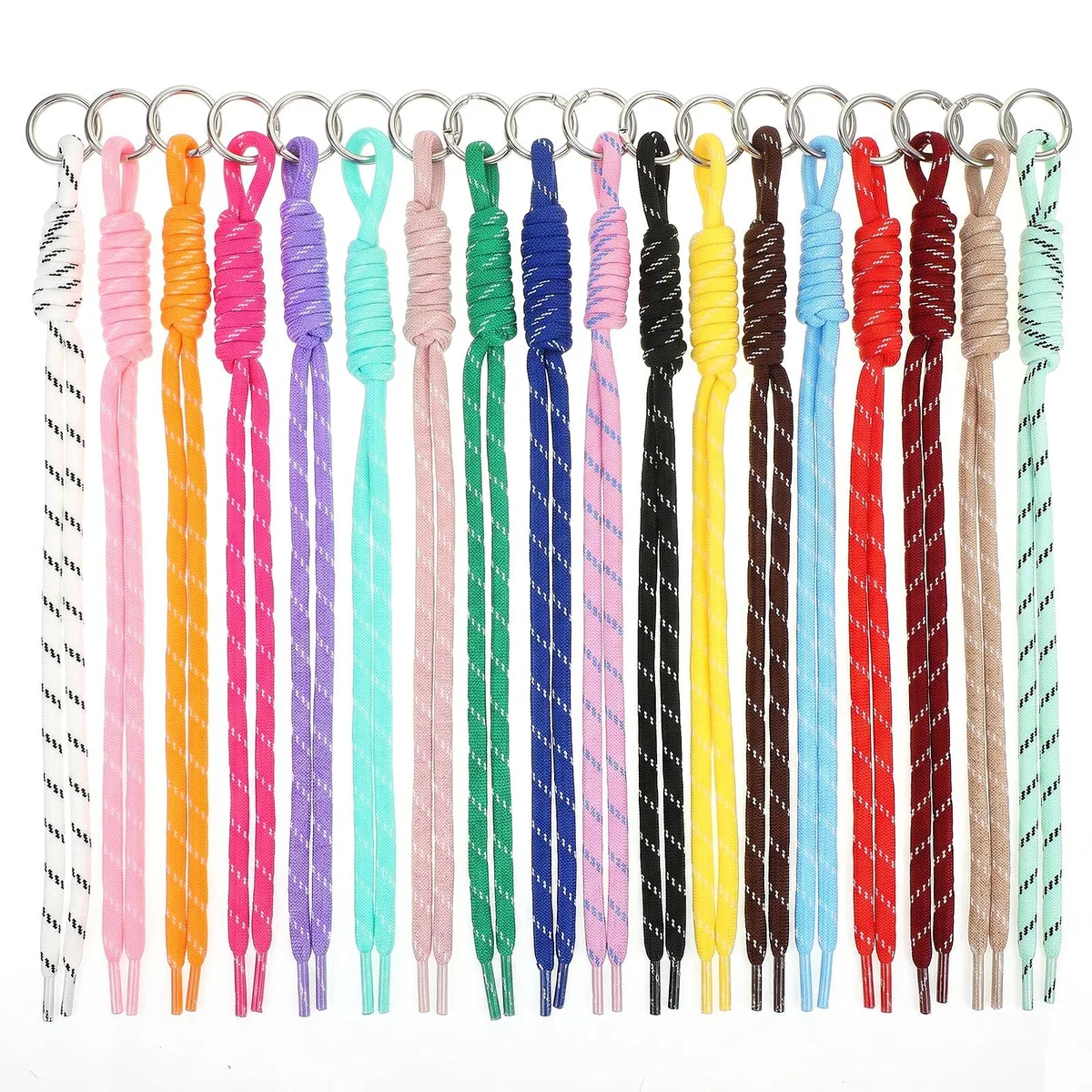  Jeffdad 5460GIJL0292 Wallet 36pcs Paracord Keychain Multicolor 21-24cm — product photo