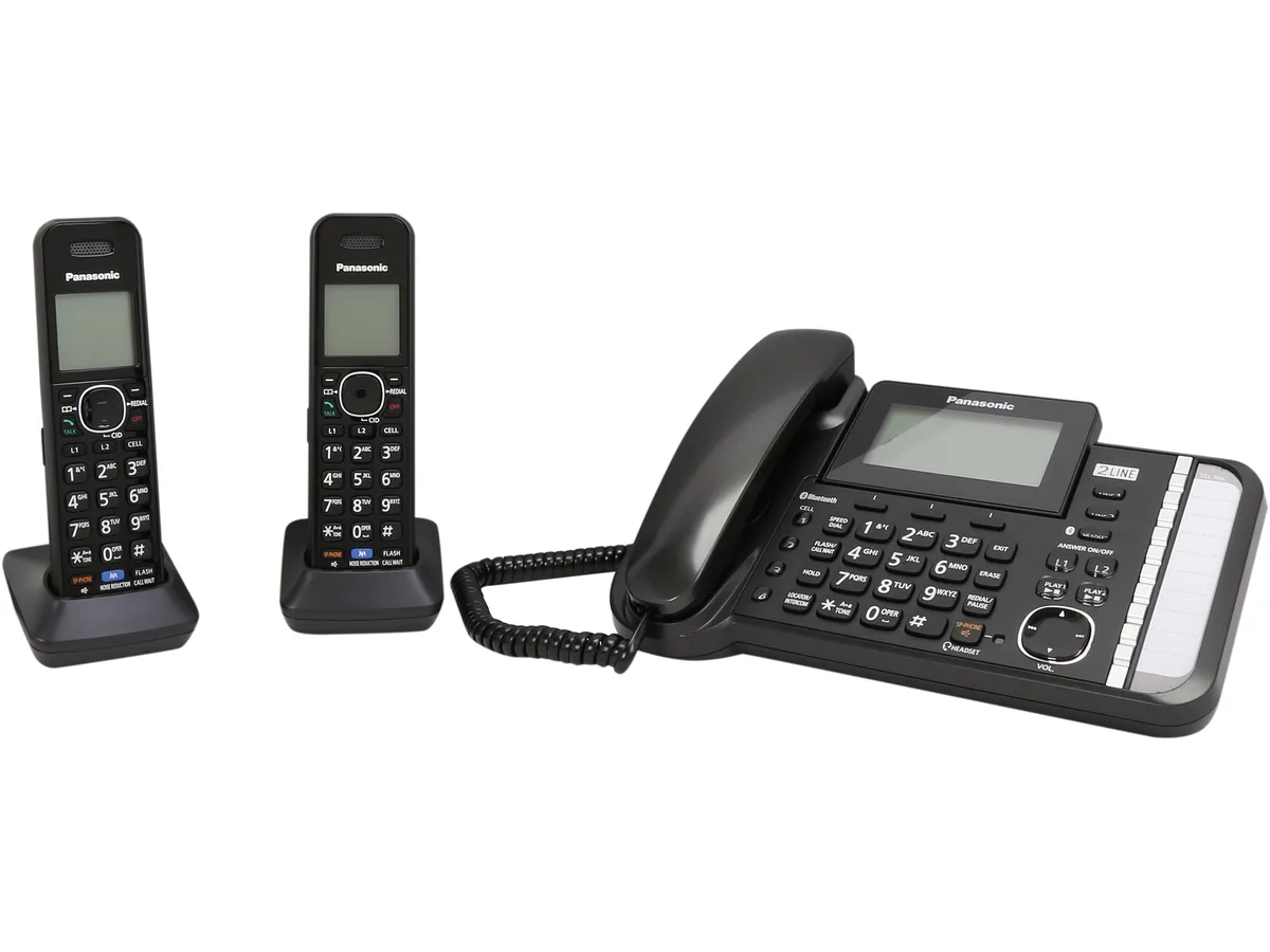 Panasonic Panasonic KX-TG9582 2-Line Corded Phone with 2 Handsets — product photo