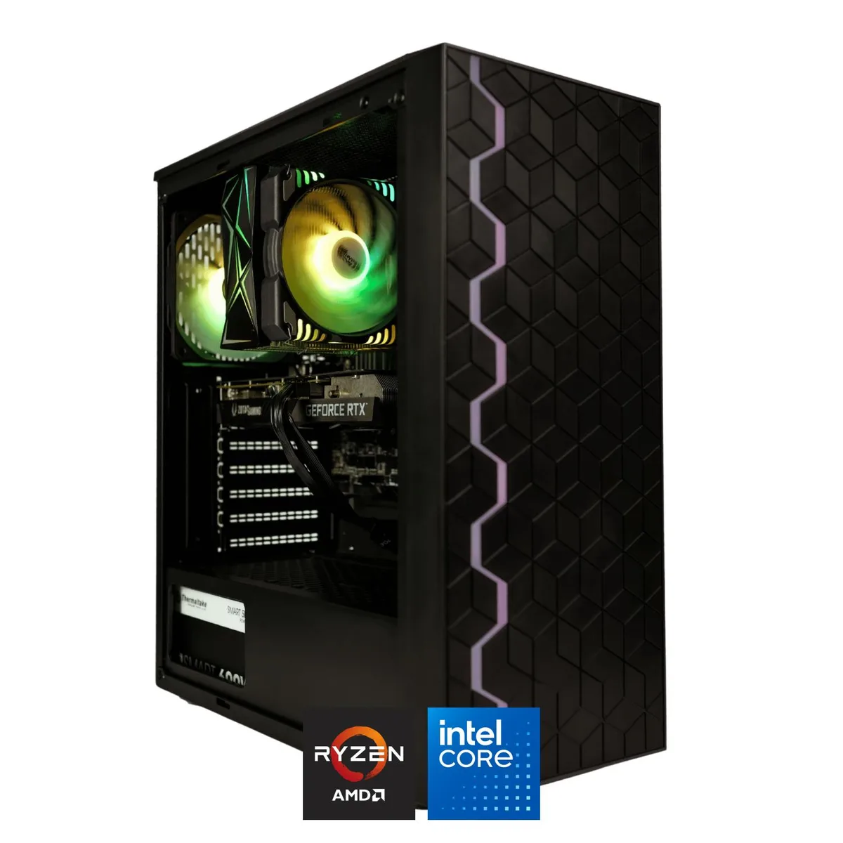 Hyper Cyber Hyper Cyber Storm X Gaming PC Ryzen 5 5500 ARC B580 16GB DDR4 1TB NVMe — product photo