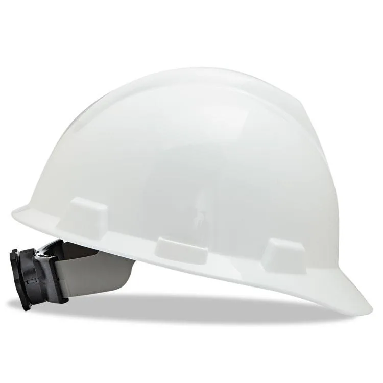 MSA MSA 477482 V-Gard Large White Hard Hat personal protective equipment — product photo