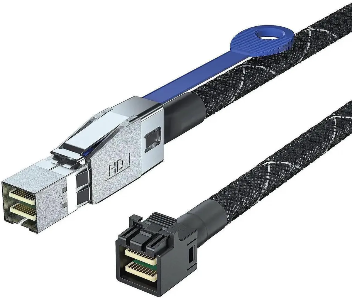 SMUGDESK SMUGDESK 0.5m SFF-8644 to SFF-8643 Mini SAS HD Hybrid Cable 12Gbps SAS 3.0 100-Ohm — product photo