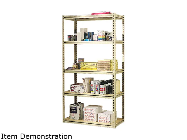 Tennsco Tennsco LSS361872 Stur-D-Stor 5-shelf 36w 18d 72h Sand office furniture — product photo