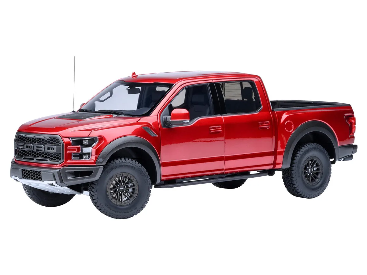 Autoart Autoart 2019 Ford F-150 Raptor Ruby Red Metallic 1/18 hobby collectible — product photo