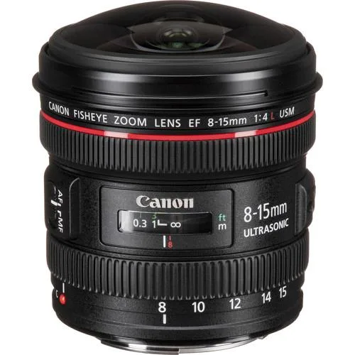 Canon International Canon International EF 8-15mm f/4L Fisheye USM dslr camera lens — product photo