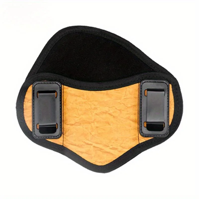  Hunting Gun Holster PU Leather Metal Clip Right Left Hand brown — product photo