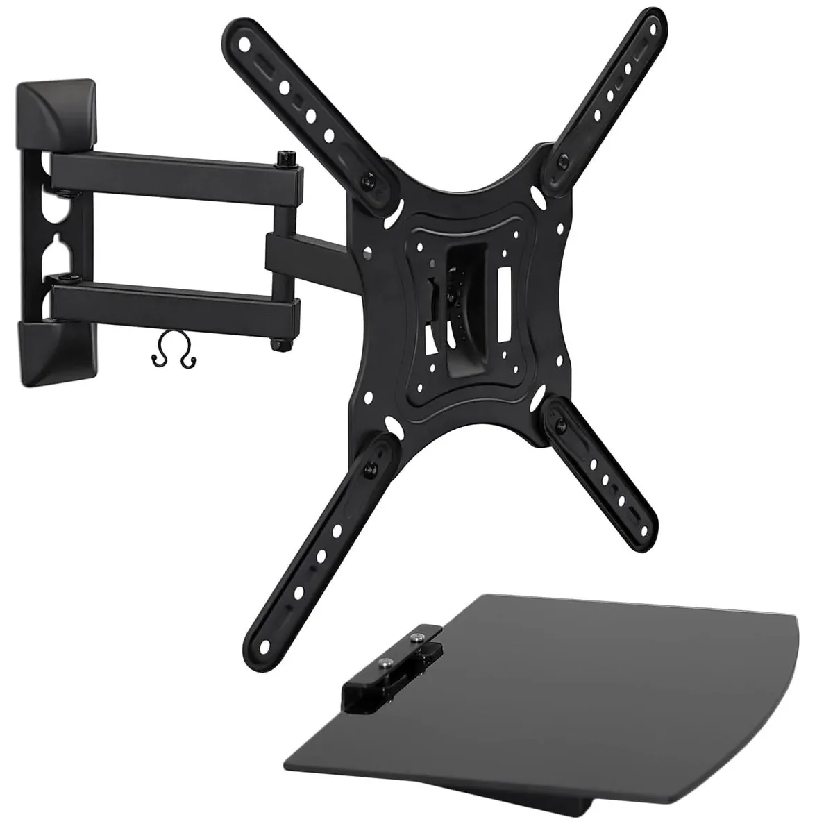 Mount-It Mount-It MI-894 Full Motion TV Mount with Shelf 23-55" 66 lbs — product photo