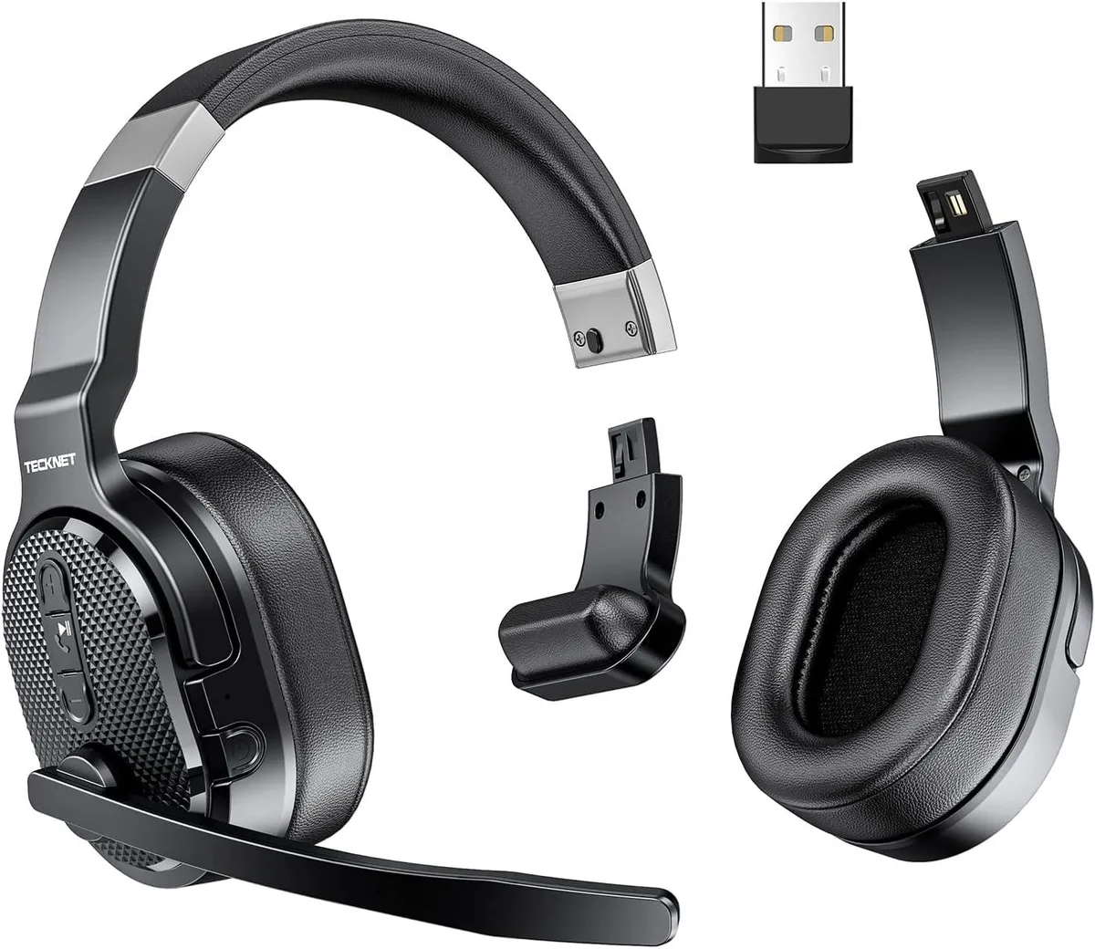 TUKO TUKO Convertible Bluetooth Headset 40mm 50Hrs 99.6% NC — product photo