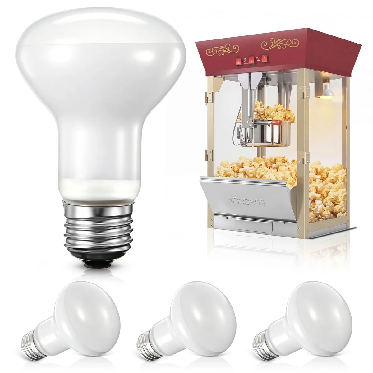 DNBeffulgent DNBeffulgent 50W 120V R20 E26 Incandescent Standard Bulb 4 Pack — product photo