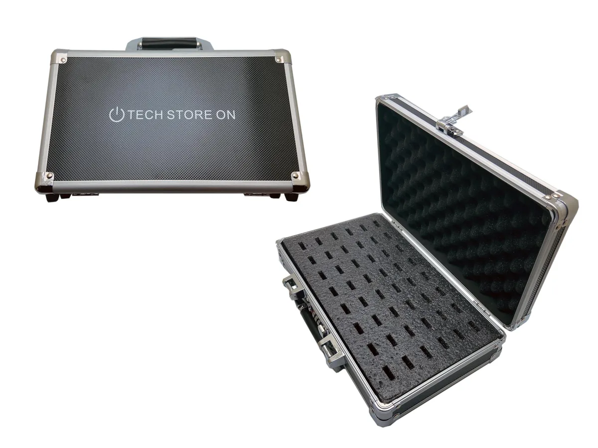 Bipra Bipra Aluminum USB Drive Organizer Case 48 Slots 2 in 1 accessory — product photo