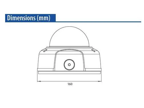 Bluecctv Bluecctv BL-IPV5300 3.0MP H.264 IR Vandal Dome PoE IP66 IK10 — product photo