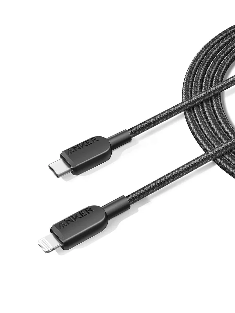 Anker Anker 310 USB-C to Lightning Cable 6ft Black A81A6011 — product photo