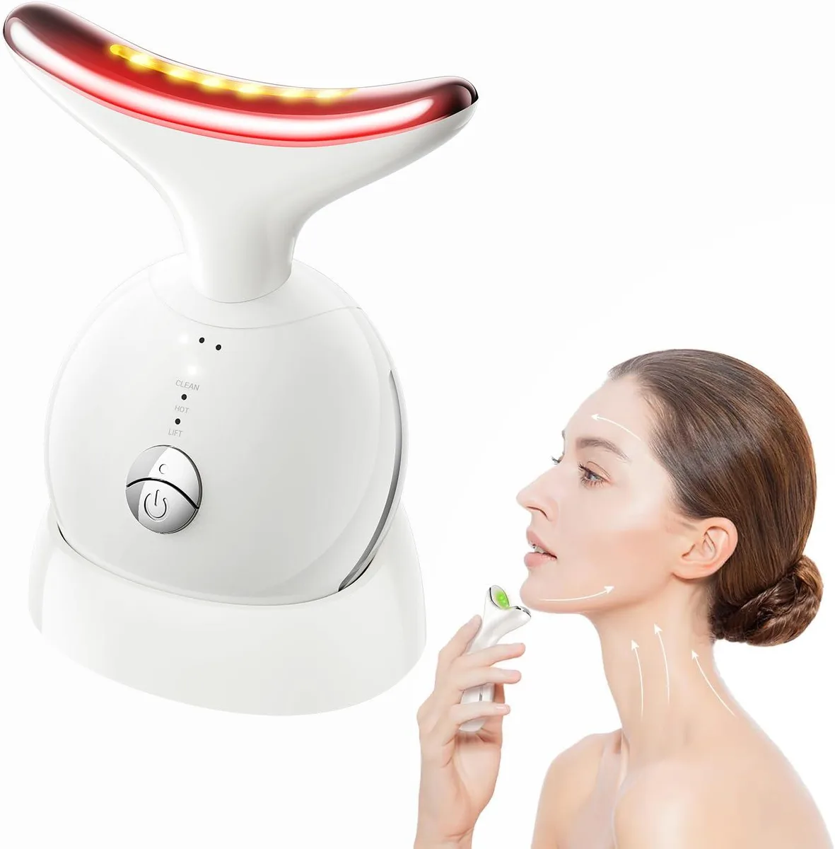 _Mega Brand _Mega Brand 7-in-1 Face Massager White — product photo