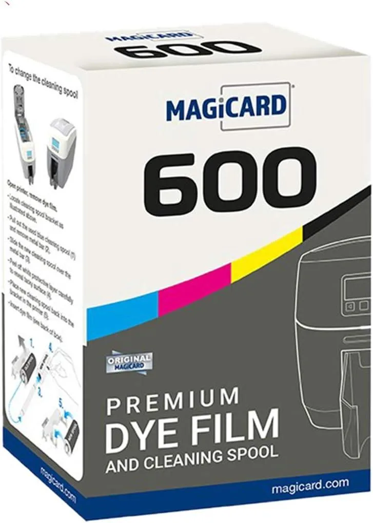 EVESKY EVESKY Magicard 600 MB300YMCKO Color Ribbon YMCKO 300 Prints — product photo