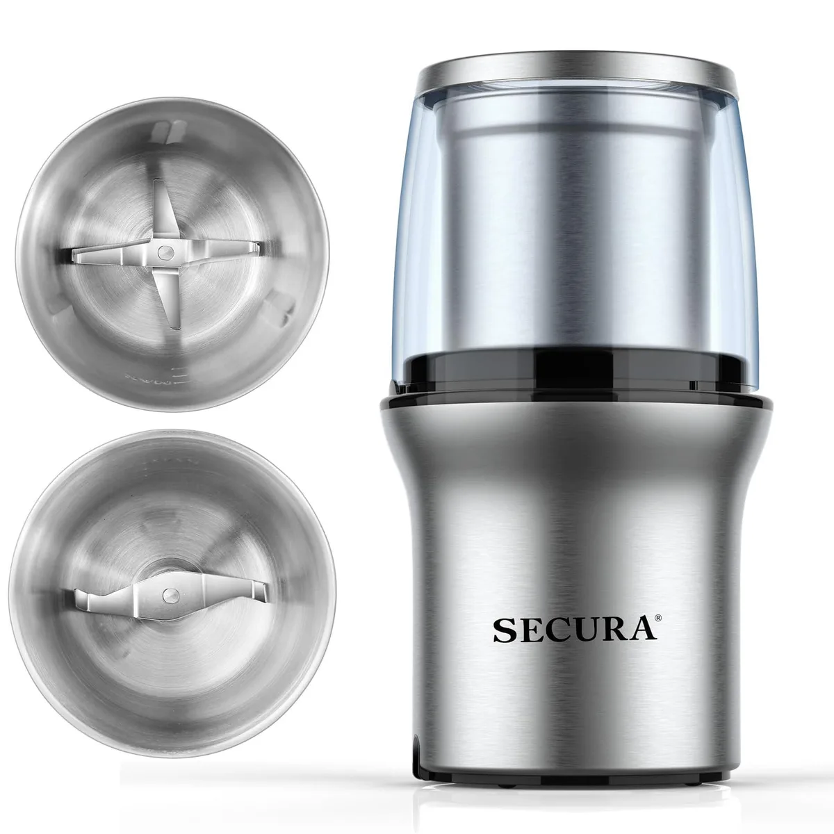  Breville CG7412-2Y Blade Coffee Grinder 200W 11 Cup Silver — product photo