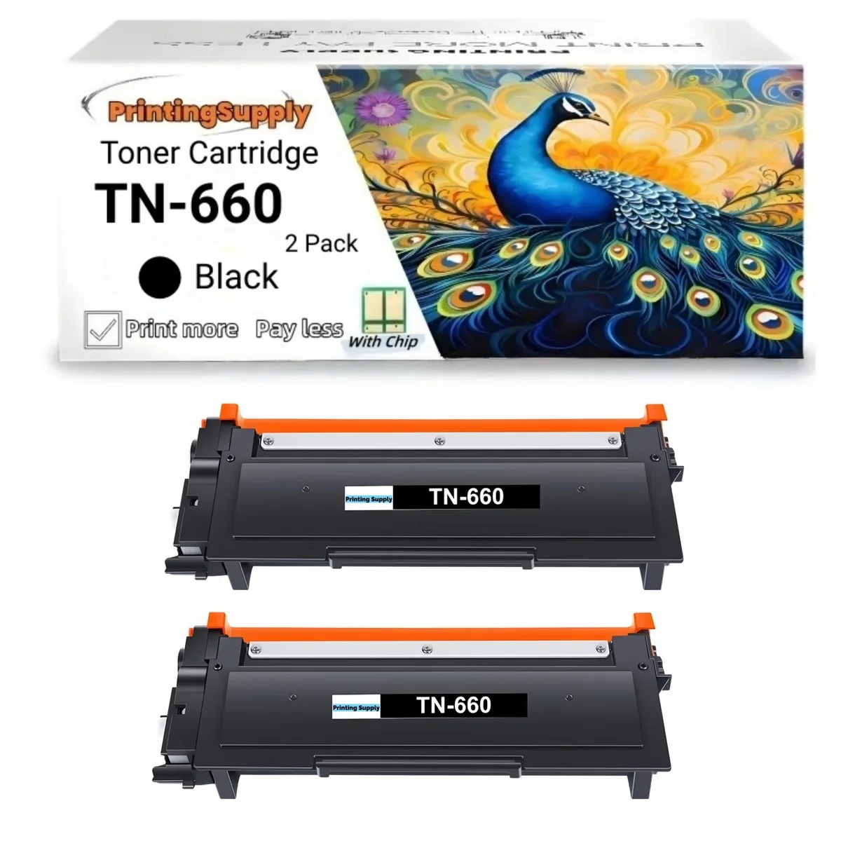 Ninestar Technology Ninestar Technology TN660 2 Pack High-Yield Toner Cartridge — product photo