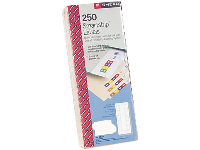 Smead Smead 66006 Smartstrip Refill Label Kit 250 Inkjet — product photo