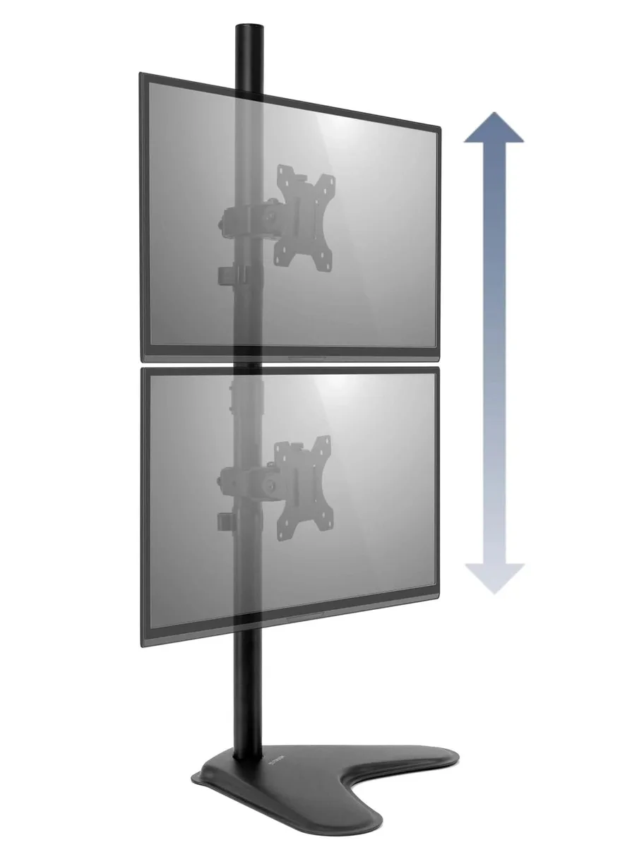 Mount-It Mount-It MI-1758 Vertical Dual Monitor Desk Stand — product photo