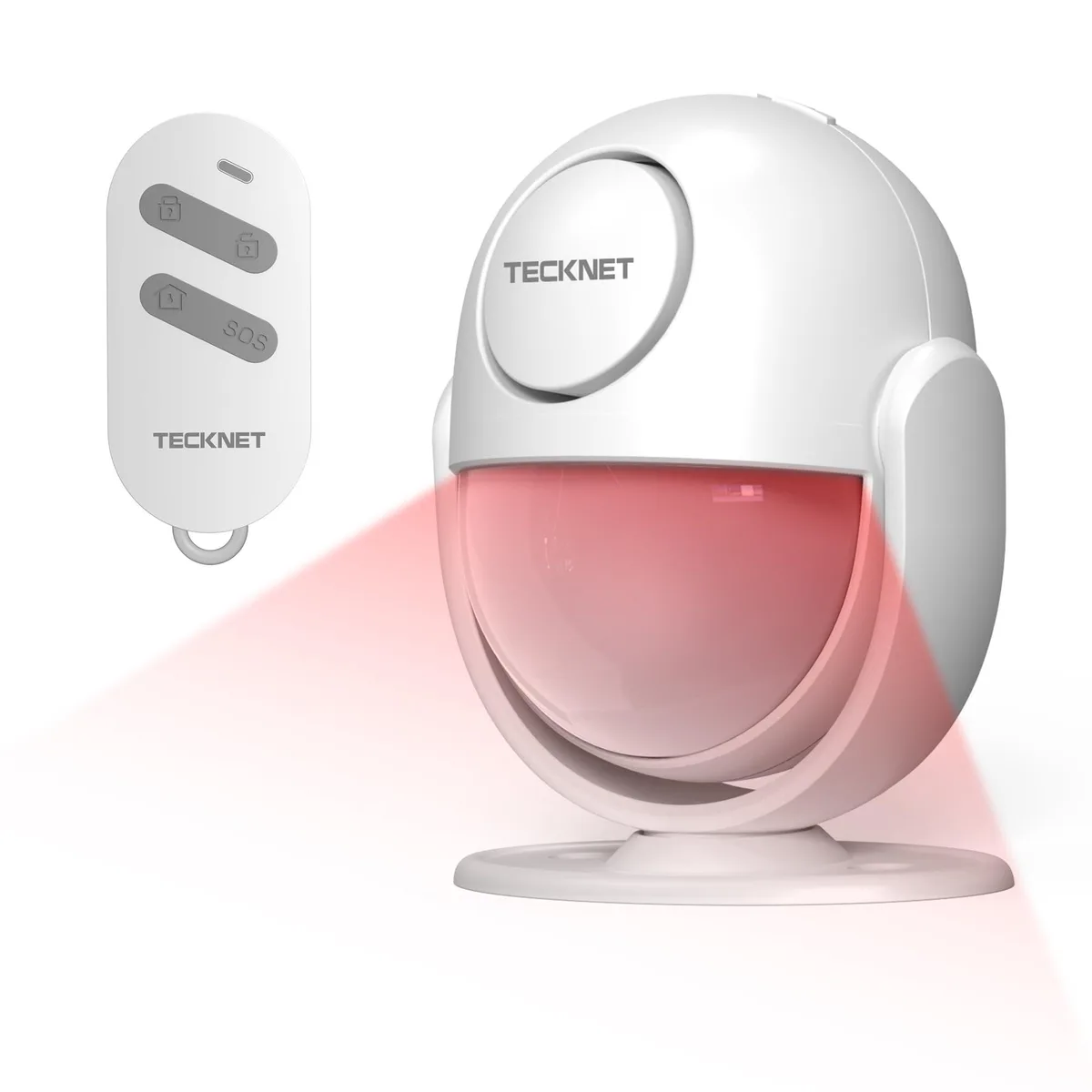  Alarm System 125dB 328ft Remote 40ft PIR — product photo