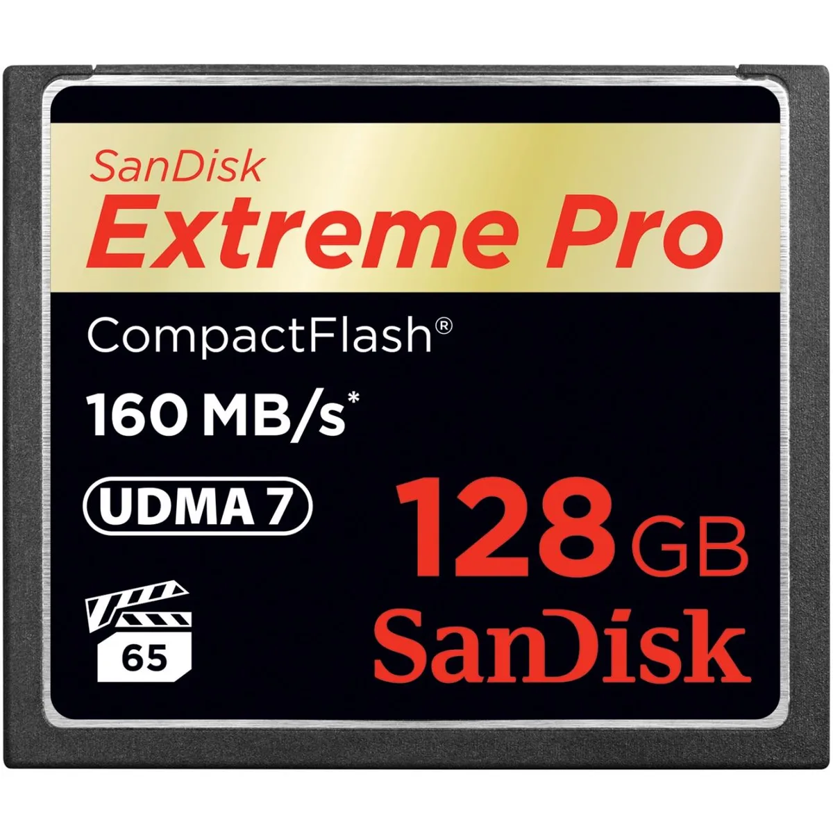 SanDisk SanDisk SDCFXPS-128G-A46 128GB Extreme Pro CompactFlash memory card — product photo