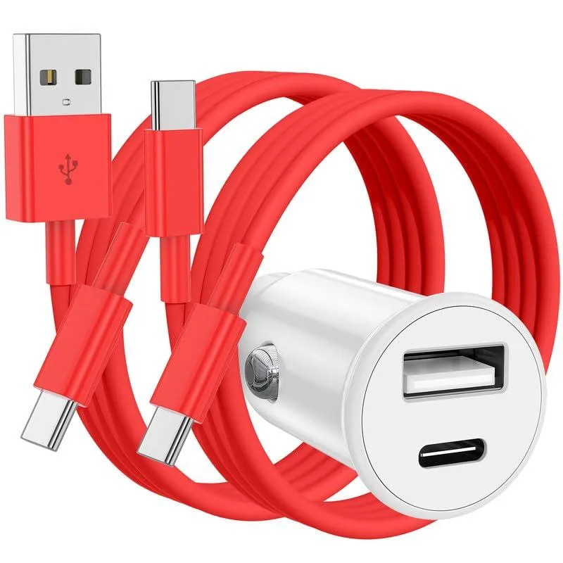 Citelect ZYH-C25 40W Dual USB Car Charger Kit Red — product photo
