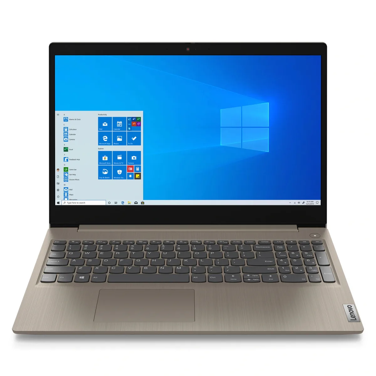 Lenovo Lenovo IdeaPad 3 laptop 15.6" Touch 220 nits Ryzen 3 3250U 8GB 512GB SSD Almond — product photo