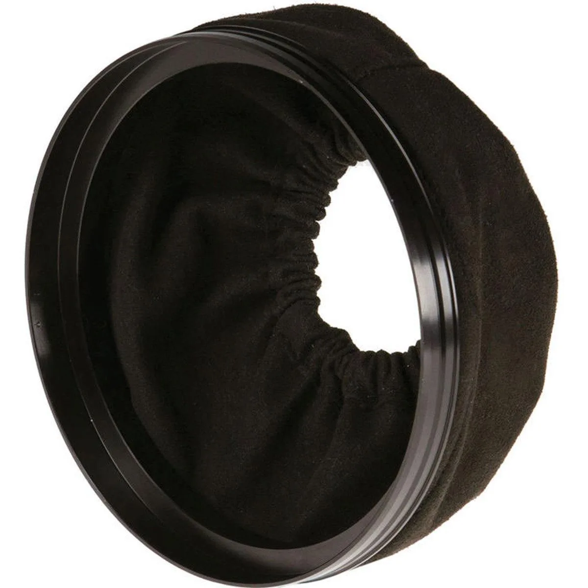 Black velvet 156mm stretch donut with elastic band for MM5 mattebox