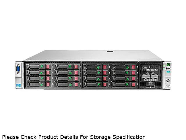 HP HP ProLiant DL380p Gen8 2U rack server 2×Xeon E5-2670 2.6GHz 32GB DDR3 670852-S01 — product photo