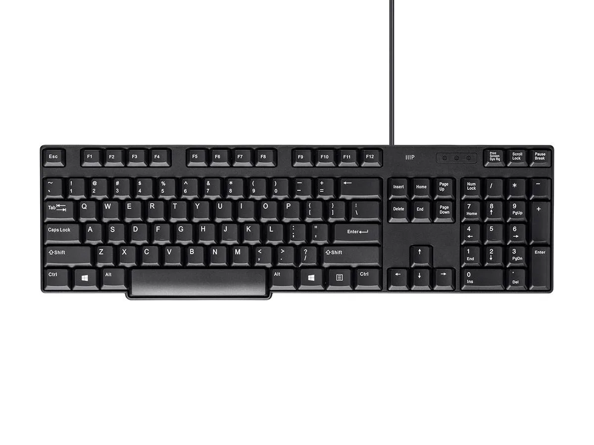 Monoprice Inc. Monoprice Workstream 135106 USB Keyboard Black — product photo