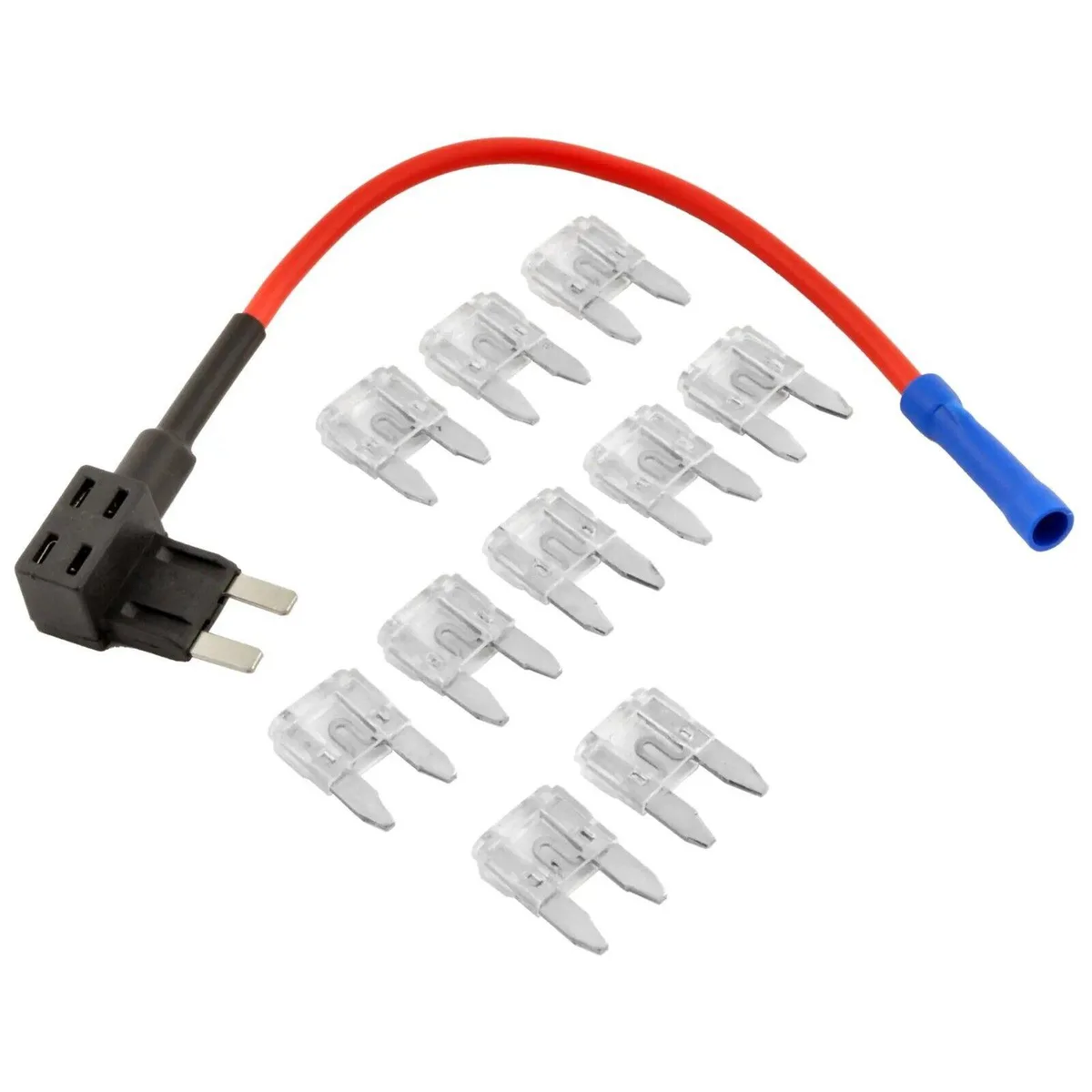 The Wires Zone The Wires Zone ATM Mini Blade Fuses 25A 10 Pack — product photo