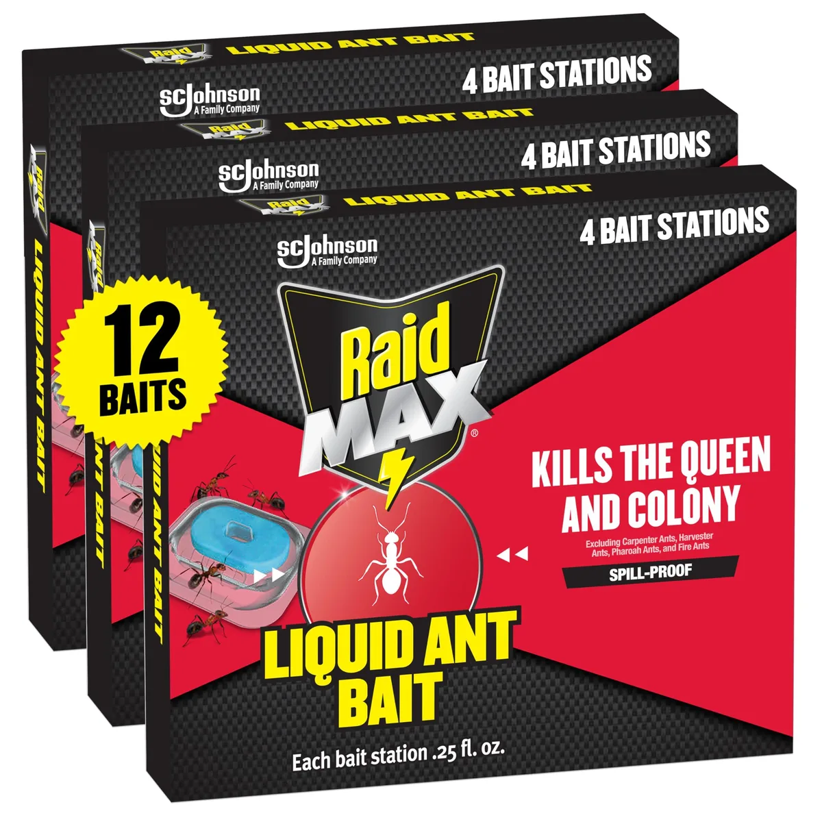  Raid 321906 Max Liquid Ant Bait Trap 12 Count — product photo
