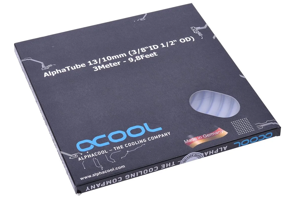 Alphacool Alphacool AlphaTube HF 13/10 UV Blue Transparent 3m 18418 — product photo
