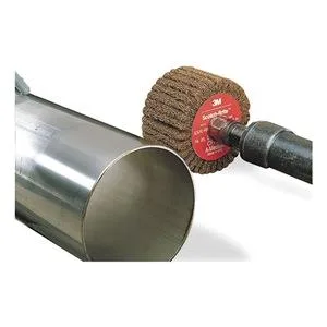 3M 05974 surface conditioning flap wheel 3 inch diameter 1.75 inch width 1/4 inch shank medium grade
