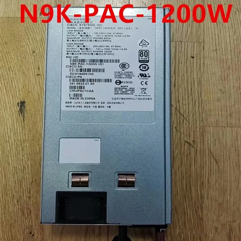 KHACHIMO KHACHIMO Nexus9000 1200W Power Supply N9K-PAC-1200W DPST-1200CB B 341-0624-02 — product photo