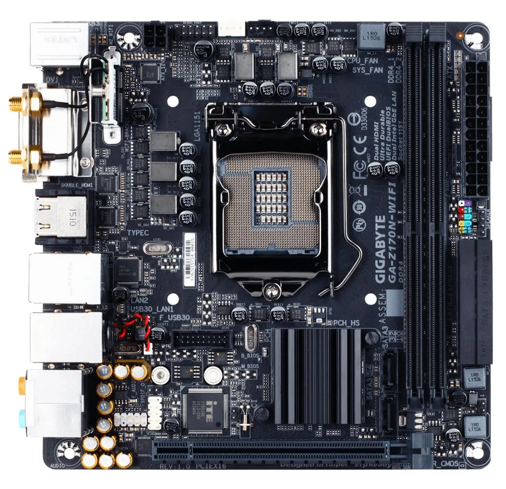 GIGABYTE GIGABYTE GA-Z170N-WIFI rev. 1.0 motherboard accessory — product photo