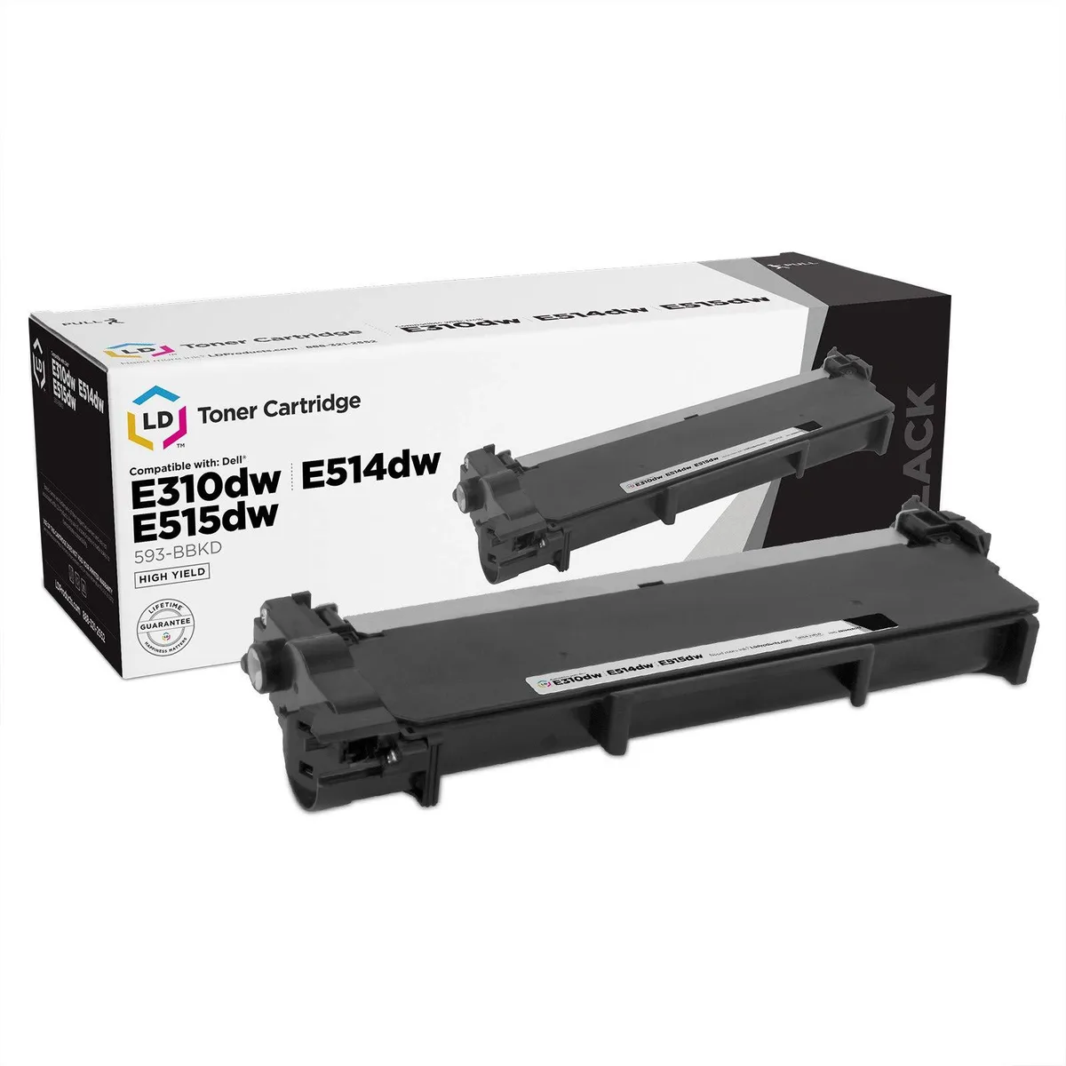 LD Products LD Products Compatible Toner Cartridge 593-BBKD High Yield Black 2600 pages — product photo