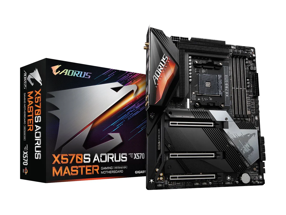 GIGABYTE GIGABYTE X570S AORUS MASTER AMD motherboard — product photo