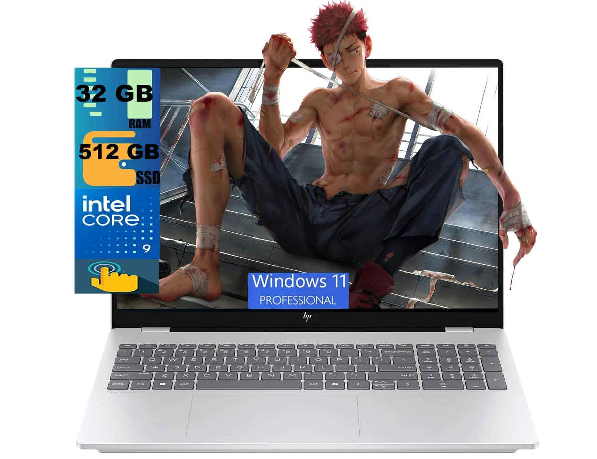 HP HP OmniBook 7 16 Creator Laptop Core 9 270H 32GB 512GB 16 OLED Touch — product photo
